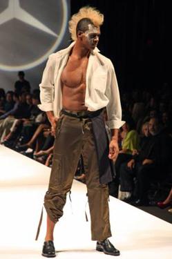 Male model photo shoot of Stephen Oghie in Buffalo Fashion Week 2011