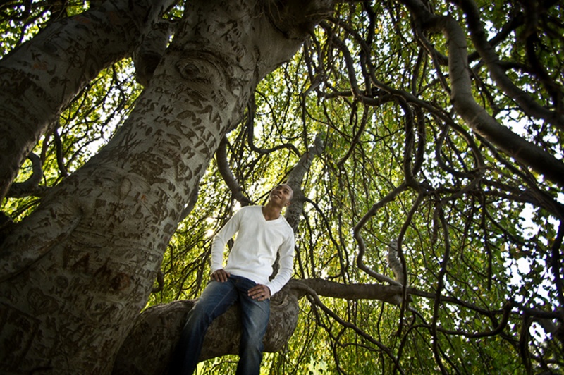 Male model photo shoot of Manuel Holloway in Millcreek Park