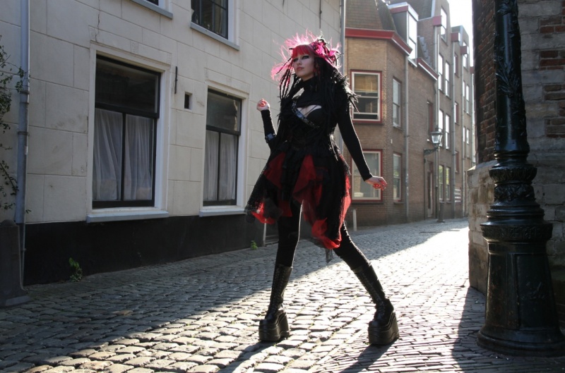 Female model photo shoot of Tjaanie-TillDeath in Leiden