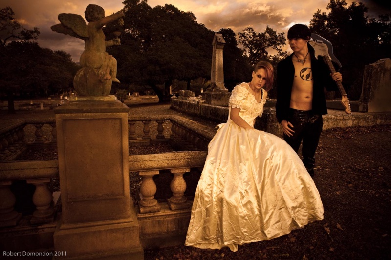 Male and Female model photo shoot of Robert Domondon, Andy Virus and Nicolette
