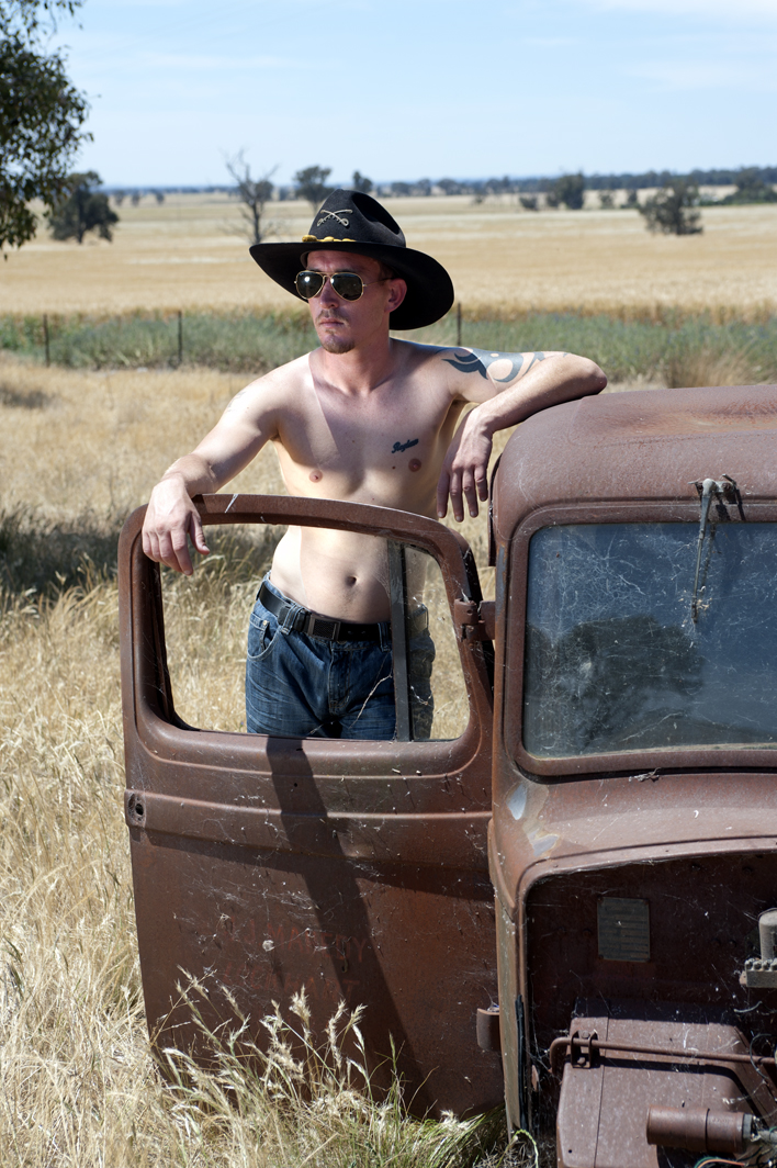 Male model photo shoot of duane wheare in farm