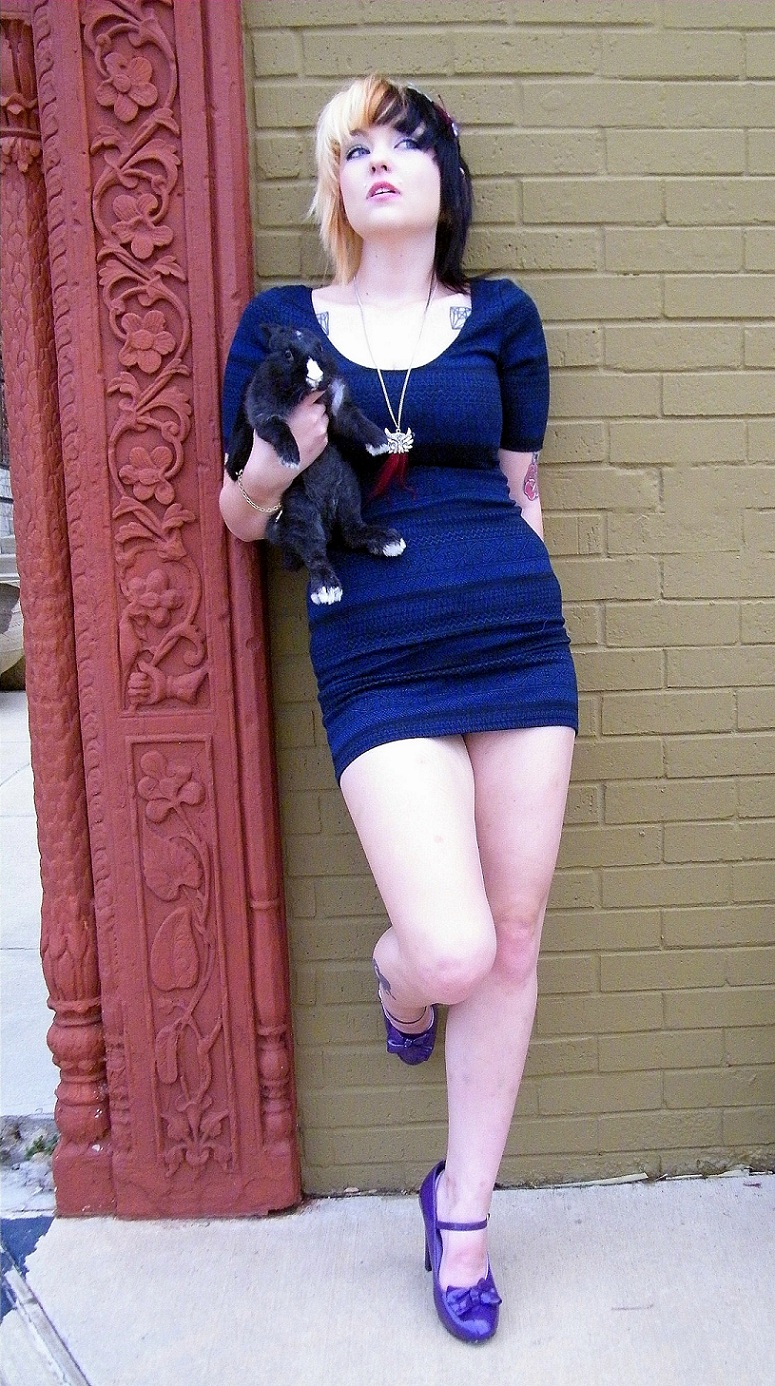 Female model photo shoot of DeVotchka in Dragon St, Dallas, TX