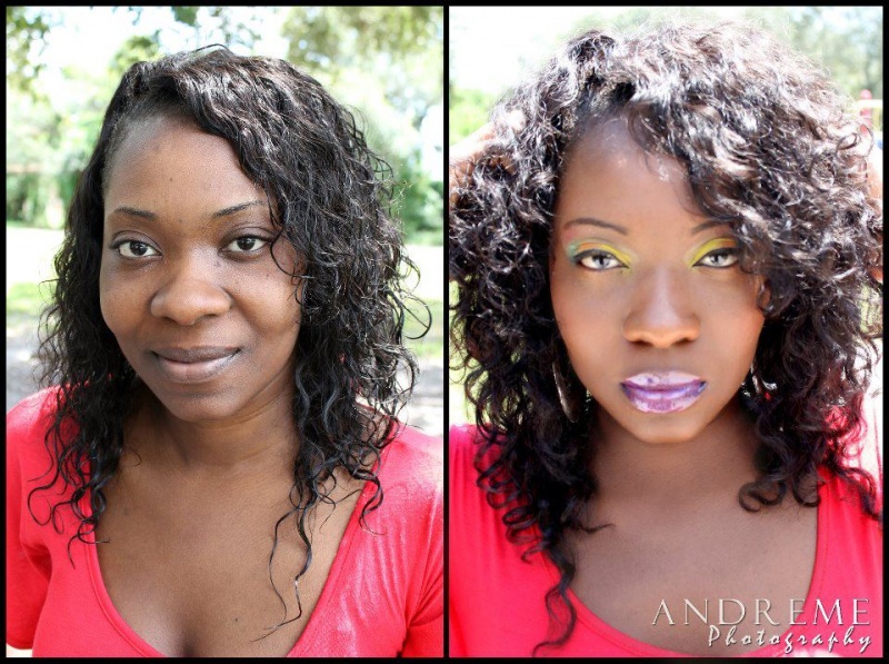 Female model photo shoot of Makeup by Cha
