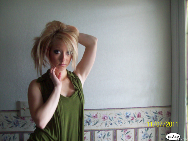 Female model photo shoot of blonde nicky