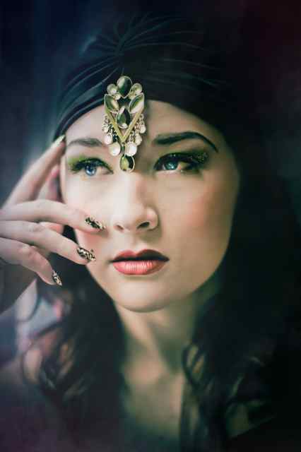 Female model photo shoot of The Diamond Dahlia by Kahlia Litzow
