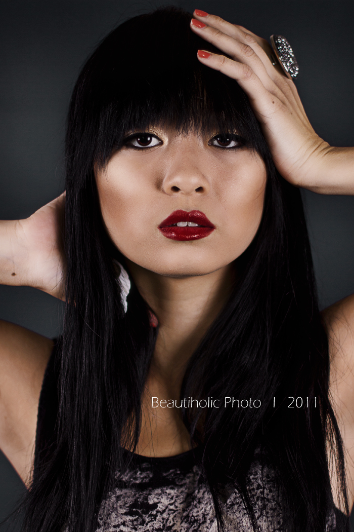 Female model photo shoot of Beautiholic Photo