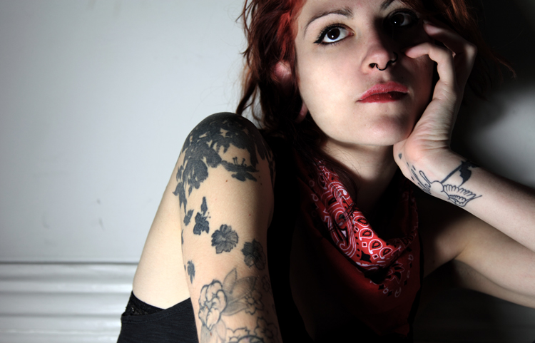 Female model photo shoot of Vazline Zombie by Goode imaging