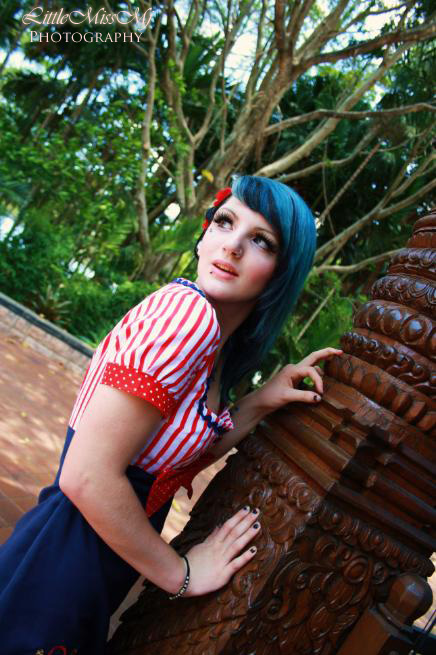Female model photo shoot of Allira Jade in South Bank, Brisbane.