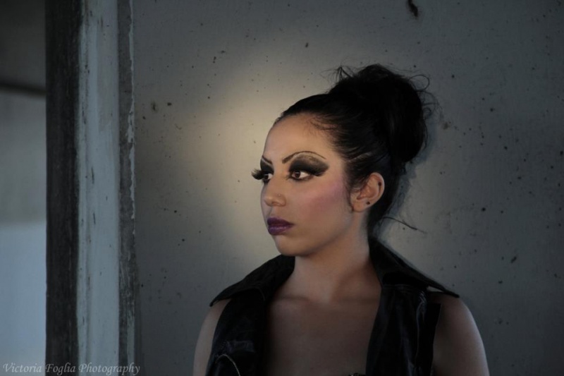 Female model photo shoot of HairNMakeup, makeup by HairNMakeup