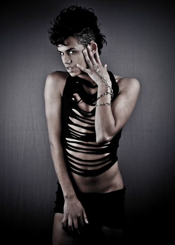 Male model photo shoot of Coco Deavalon