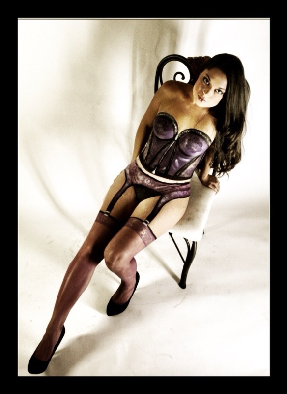 Female model photo shoot of veronica torres in by: airbrush jake, body painted by Airbrush_Jake