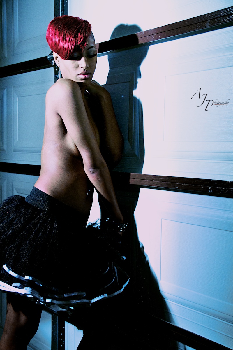 Female model photo shoot of darien hill by AJP Photography