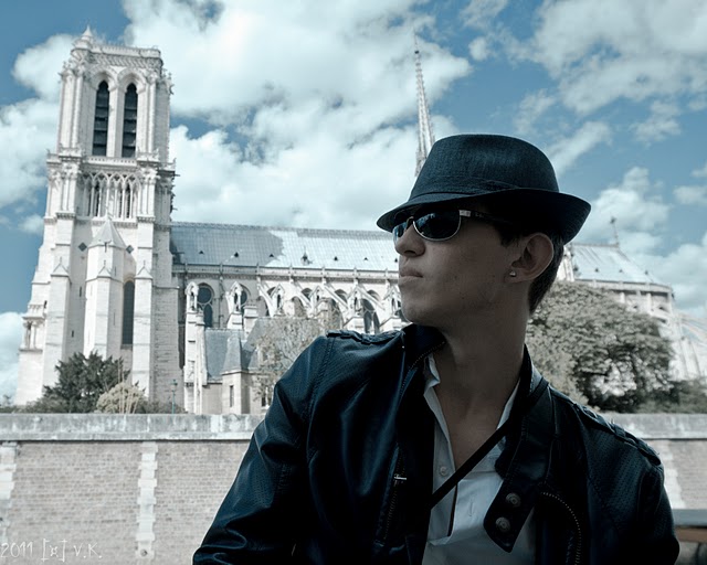 Male model photo shoot of Baby jey in Notre Dame de Paris