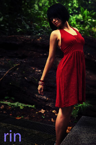 Female model photo shoot of iamrin by MMS Photography in Fort Canning Park