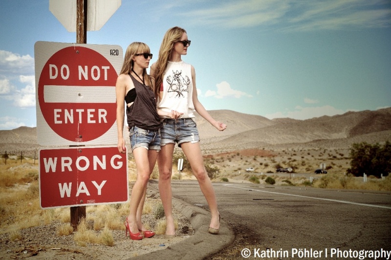 Female model photo shoot of Kathrin Poehler  in Nevada