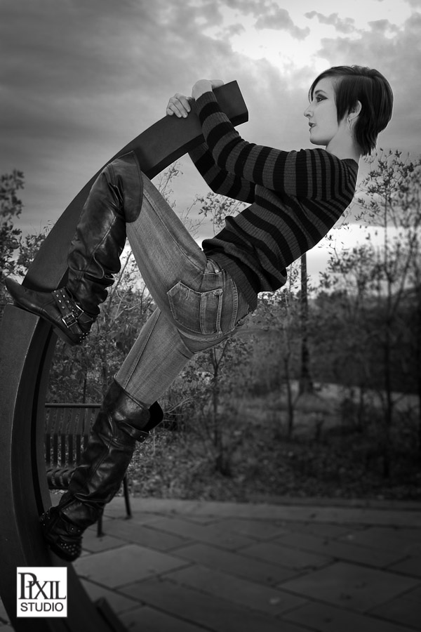 Female model photo shoot of Dafinitely Punk by Pixil Studio