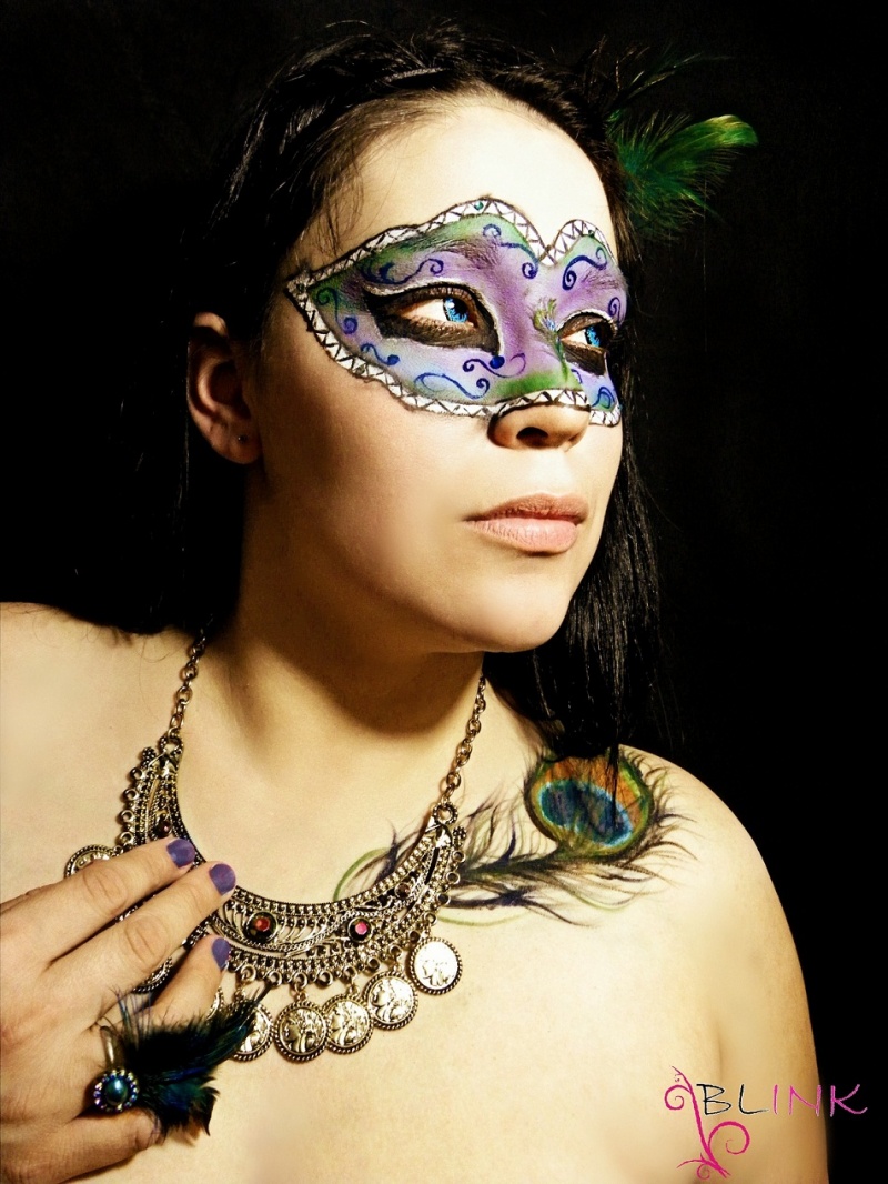Female model photo shoot of Blink Body Art 