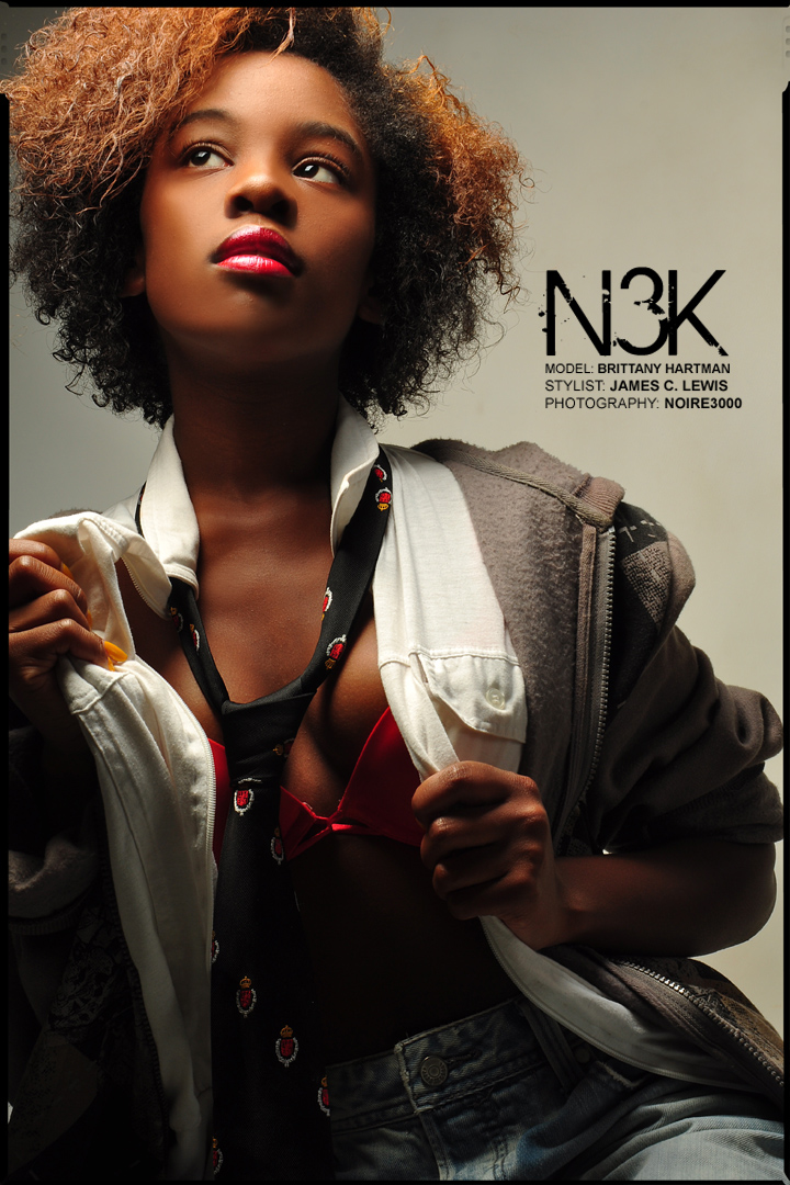 Female model photo shoot of Alluring B Nicole in Noire 3000 Studios