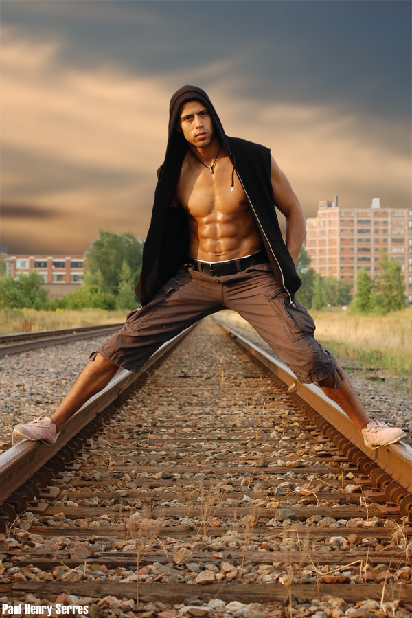 Male model photo shoot of Romeo Fath in Montreal