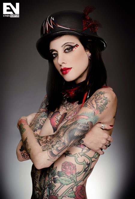 Female model photo shoot of TattooLiz in Jacksonville FL
