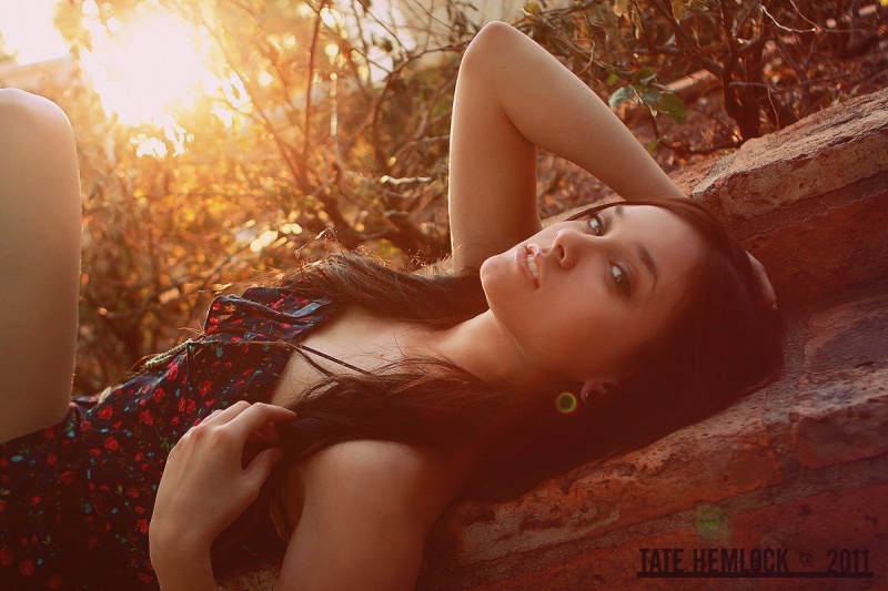 Female model photo shoot of ariel shay by Tate Hemlock