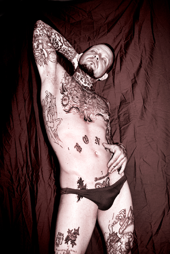 Male model photo shoot of Tattoo Jack
