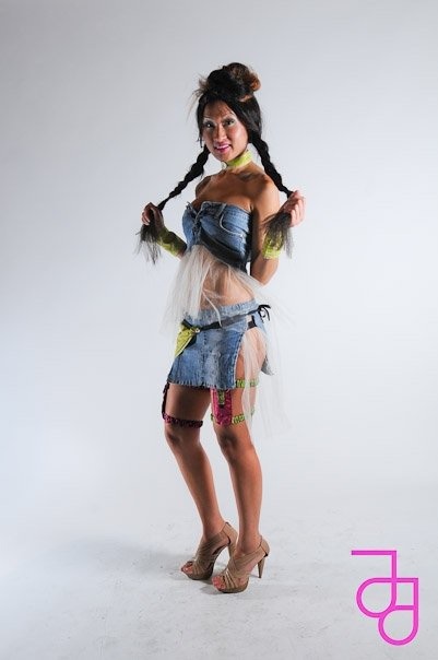 Female model photo shoot of Dubtri Designs in Sutra Denver