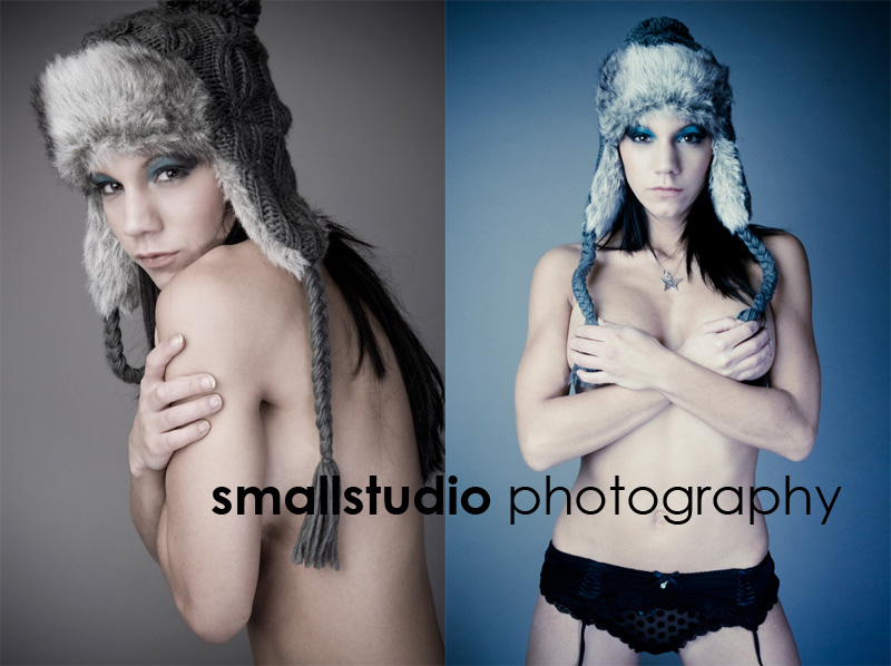 Male and Female model photo shoot of Smallstudio Belgium and mirke9 in Smallstudio - Belgium, makeup by Citra World