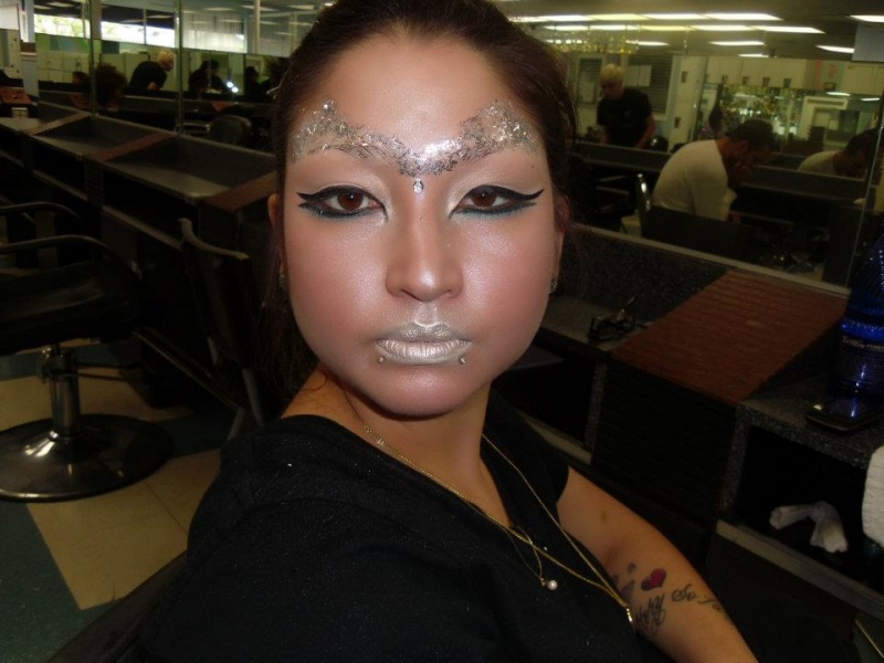 Female model photo shoot of makeupbymarisha