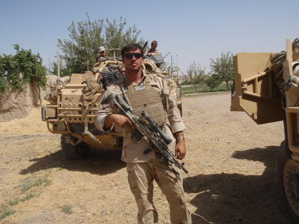 Male model photo shoot of Shawn M Hibbard in Helmand, Afghanistan