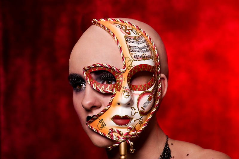 Female model photo shoot of coripops by AlecD