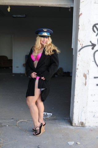 Female model photo shoot of Lulu Bella by Icefire Fitness in Arts District, Downtown Las Vegas, makeup by Alicia Jarman