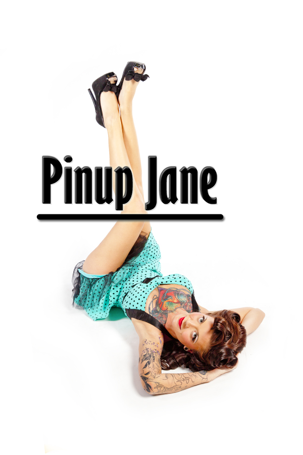 Female model photo shoot of Pinup Jane Photography