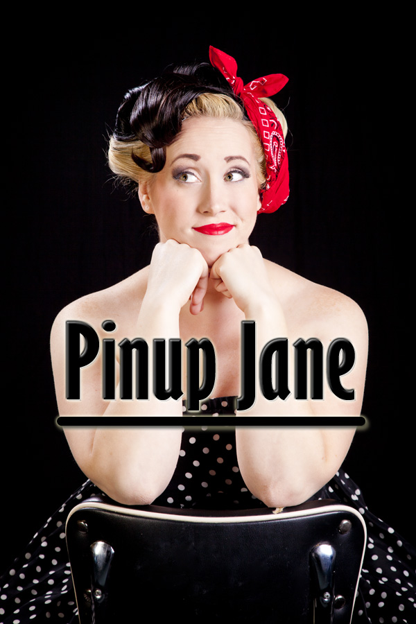 Female model photo shoot of Pinup Jane Photography