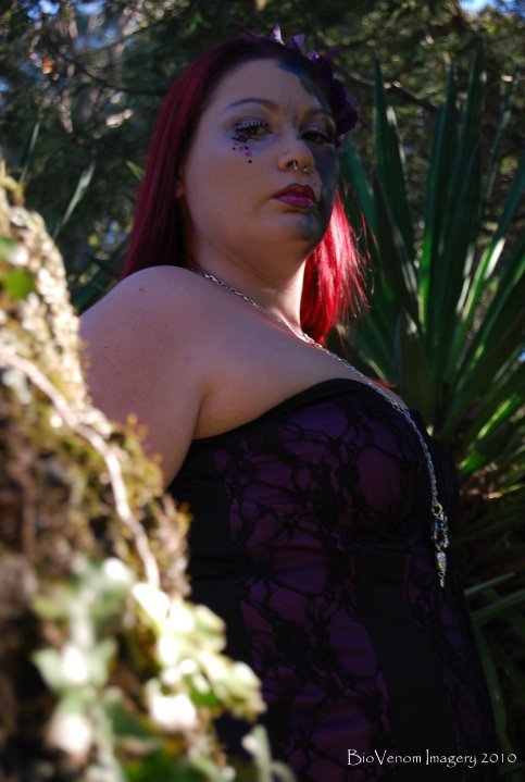 Female model photo shoot of Ellie OReilly in Katoomba Cemetary