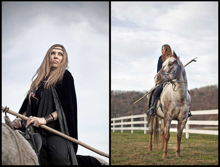 Female model photo shoot of Ivona Kaplan Photo in saddle valley farm , Bangor, PA