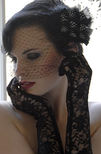 Female model photo shoot of Lady Vezina by Silvershadows, makeup by Krystal Victoria