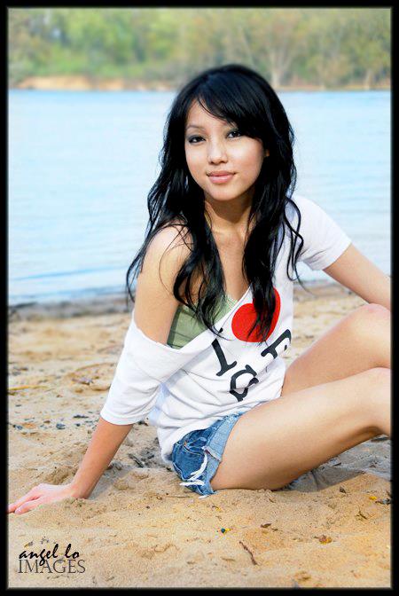 Female model photo shoot of angel lo thao images