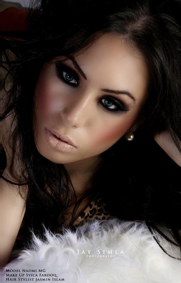Female model photo shoot of Naomi MG by Jay Simla Photography, makeup by Jasmin Islam