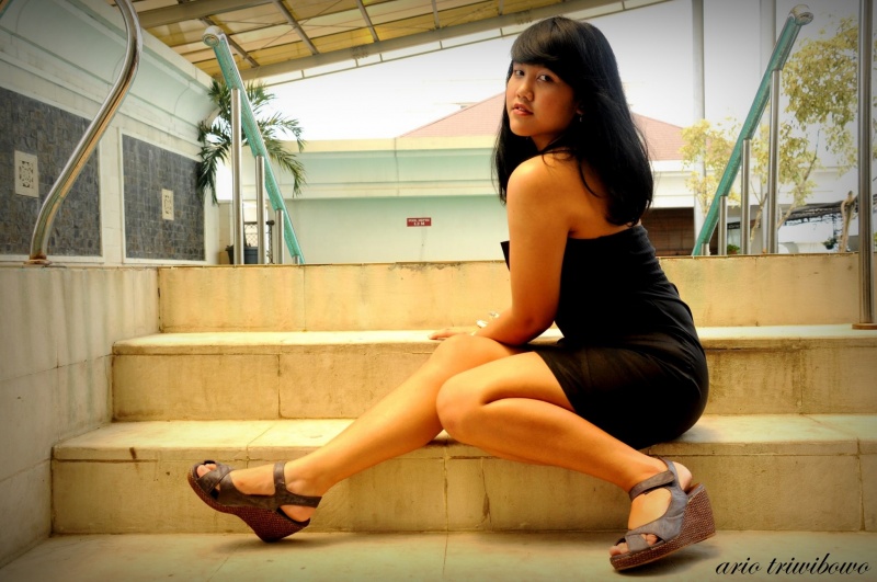 Female model photo shoot of Antsmy in Orktoi Plaza, Kemang
