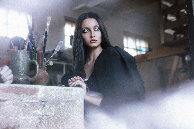 Female model photo shoot of Ekaterina Yakusheva in Moscow