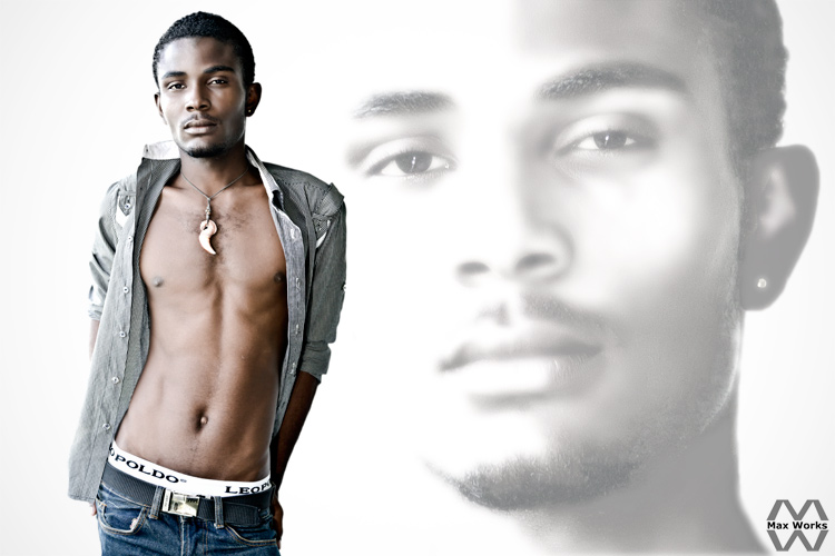 Male model photo shoot of Max Works in Haiti
