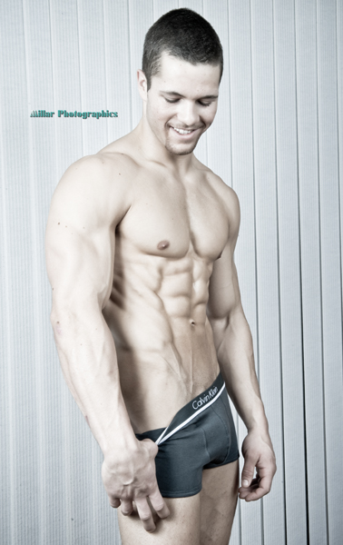 Male model photo shoot of FitnessCloutier by Millar Photographics in Salmon Arm