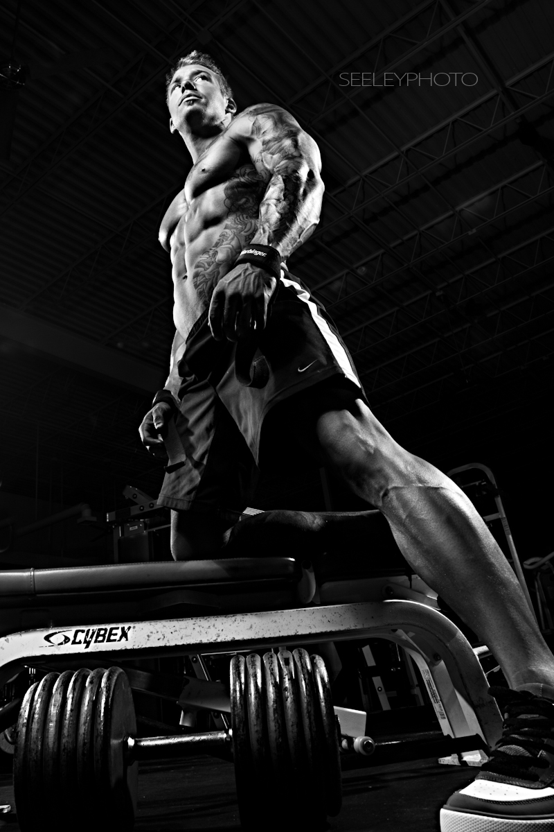 Male model photo shoot of CharlieK  in Armbrust Pro Gym- Colorado
