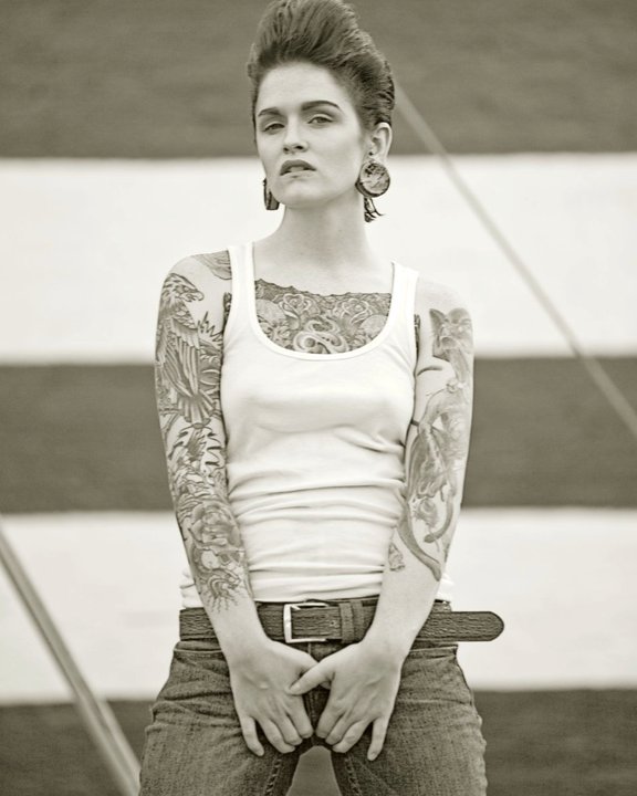 Female model photo shoot of  Ruca  by H. James Hoff in Deep Ellum