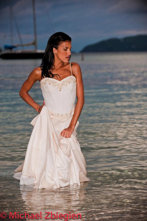 Female model photo shoot of C Marie J in US Vigin Islands, Water Island Honeymoon Beach