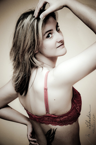 Female model photo shoot of Myriam Leforestier