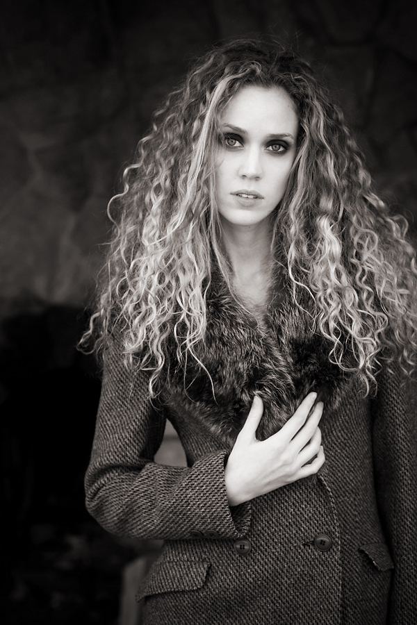 Female model photo shoot of stephie cape by Luettke Studio
