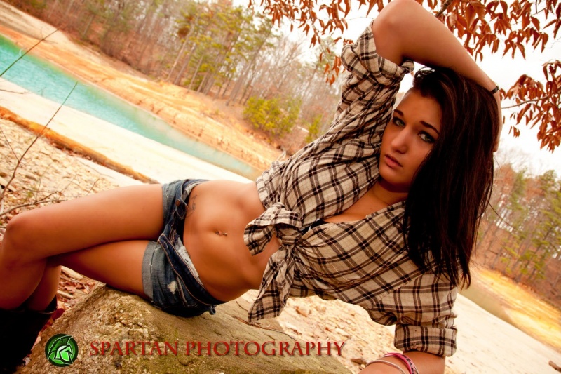 Female model photo shoot of Kaitie Leighann in Lake Lanier
