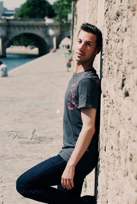 Male model photo shoot of Leo  by Florence Lecrivain in Paris, France